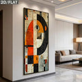 Flat 2D wall painting