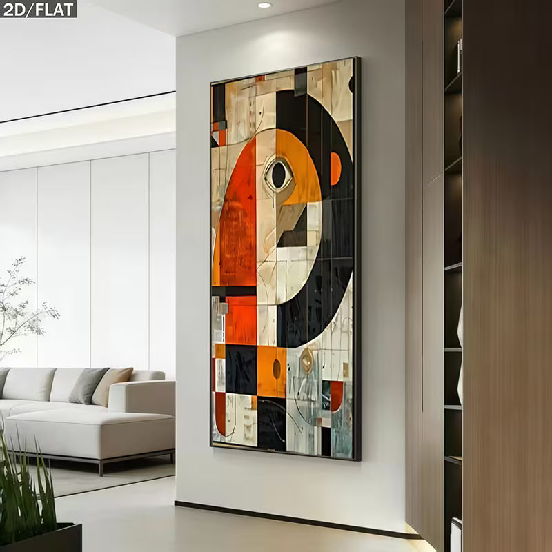Flat 2D wall painting