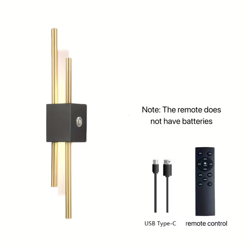 1pc/2pcs Dimming LED Wall Sconces, Smart Timing Function